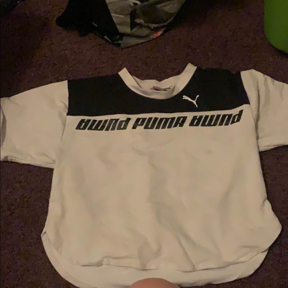 puma cropped t shirt